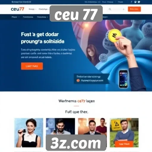 Facilidade de navegação e usabilidade do site ceu 77